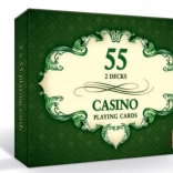 set de cărți casino 2×55 foi