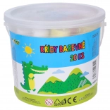 Crete de trotuar rotunde – 20 bucăți în găleată