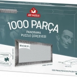 Ramă pentru puzzle 96x34cm argintiu