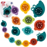 woopie cănuțe de baie pentru copii pentru turnat – set de 8 buc. cu motiv crocodil