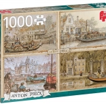 Puzzle Croazieră pe canale de apă 1000 piese
