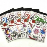 Tatuaje temporare în bloc – 280 de bucăți, mix de modele