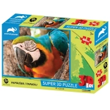 Puzzle Papagal 3D 48 de piese