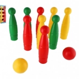 Set colorat de popice pentru copii