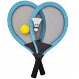 set sportiv pentru copii cu rachete de tenis și badminton Woopie
