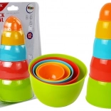 Set de boluri stivuibile pentru bebeluși, 5 bucăți