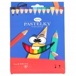 Creioane colorate Jumbo ERGO 12 buc