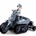 Sluban WWII Motocicletă cu Șenile