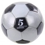 Minge de fotbal clasică 24 cm mărimea 5 gri