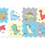 Puzzle din spumă cu dinozauri - 8 bucăți