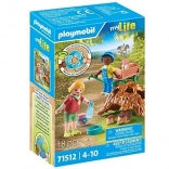 Set figurine Playmobil My Life Îngrijirea aricilor