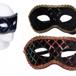 set de carnaval mască tip domino mix de culori