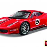 Model automobil Ferrari 458 Challenge roșu 1:24 Bburago