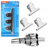 Set de cleme metalice de birou 75 mm 3 buc