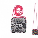 Geantă cu paiete schimbătoare de culori