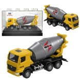 Model de colecție betonieră Huina galben 1:80