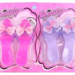 Pantofișori din plastic cu fundă pentru copii