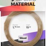 filament wood pro pentru creion 3D și imprimare 3D, maro 1,75 mm, 15 m
