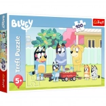 Puzzle TREFL BLUEY 100 piese – lumea veselă