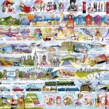 Puzzle GIBSONS Ceaiuri cu cremă 2000 piese