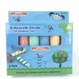 Crete colorate pentru trotuar, 6 bucăți