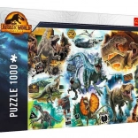 Puzzle 1000 piese – JURASSIC WORLD: Pe urmele dinozaurilor
