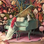 Puzzle Ravensburger Recitalul Iepurașilor 500 piese