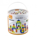 Construcție din lemn Viga cu 50 blocuri