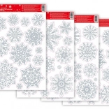 Folie de fereastră de Crăciun cu sclipici 20x30cm