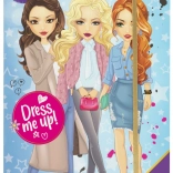 Carte cu autocolante – îmbracă-ți păpușa A4