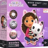 Puzzle din lemn junior Gabby 50 piese