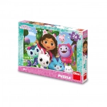 Puzzle Gabby's Dollhouse în grădină 24 piese