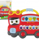 Pian interactiv Sunete și melodii de pompieri animale