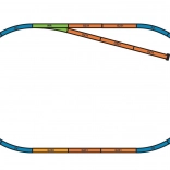 Piko Suport pentru seturile de șine A+B