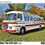 RETRO-AUTA Puzzle BUS Škoda 706 RTO LUX (1960) 40 piese
