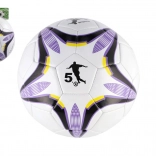 Minge de fotbal alb-violet 23 cm