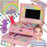 Set cosmetic pentru machiaj și unghii Unicorn