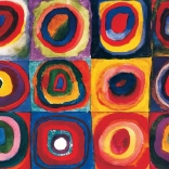 Puzzle Eurographics studiu color al pătratelor efect 3D XL 300 piese