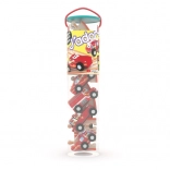 Set de joacă cu șine pompieri 16 piese J’adore