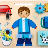 Placă activă din lemn pentru copii