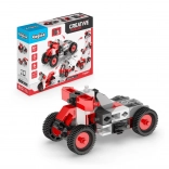 engino creative builder 10 în 1 set de construcție vehicule pentru copii 6+