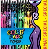 Creioane colorate MAPED Color'Peps Monster 18 buc