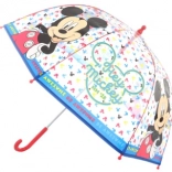 Umbrelă manuală transparentă MICKEY