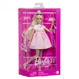 Model Barbie deluxe cu rochie cu fundă