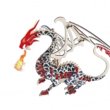 Puzzle 3D din lemn dragon WOODCRAFT