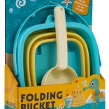 Set de nisip cu găleată pliabilă și lopățică