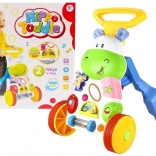 plimbător vesel hipopotam cu roți din cauciuc și oglindă