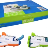 Rachetă spațială cu uși rabatabile cu mecanism cu inerție