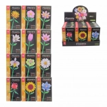 Set de construcție cuburi Floare – 12 piese în display box