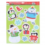 Decorațiune de fereastră de Crăciun 41 × 29 cm